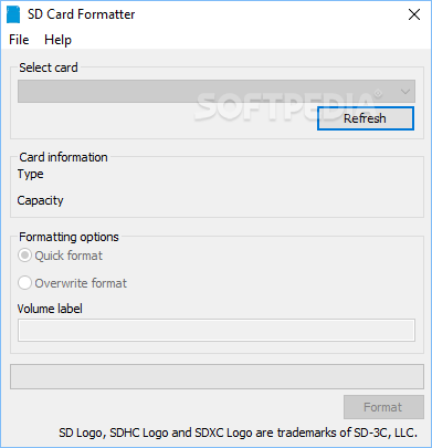Micro sd card format software for android